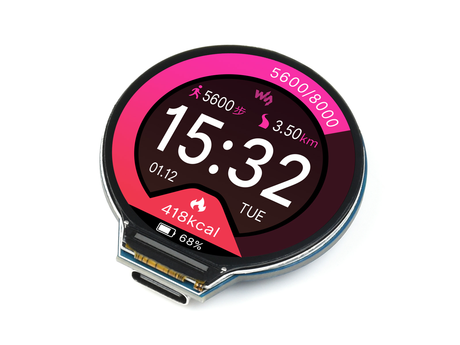 Waveshare rp2350 bảng MCU, với màn hình LCD tròn 1.28inch, thiết kế lõi kép và kiến trúc kép, 240 × 240 pixel, màu 65k, bảng điều khiển IPS waveshare rp2350 b ng mcu v i man hinh lcd tron 128inch thi t k loi kep